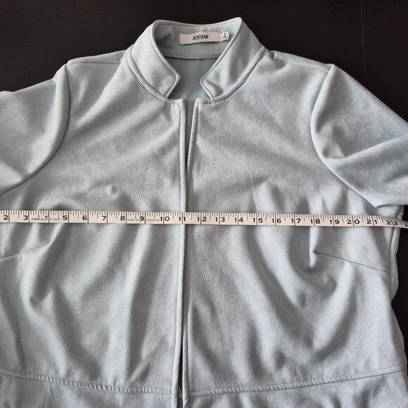 Faux Suede Car Coat - Picture 9 of 10